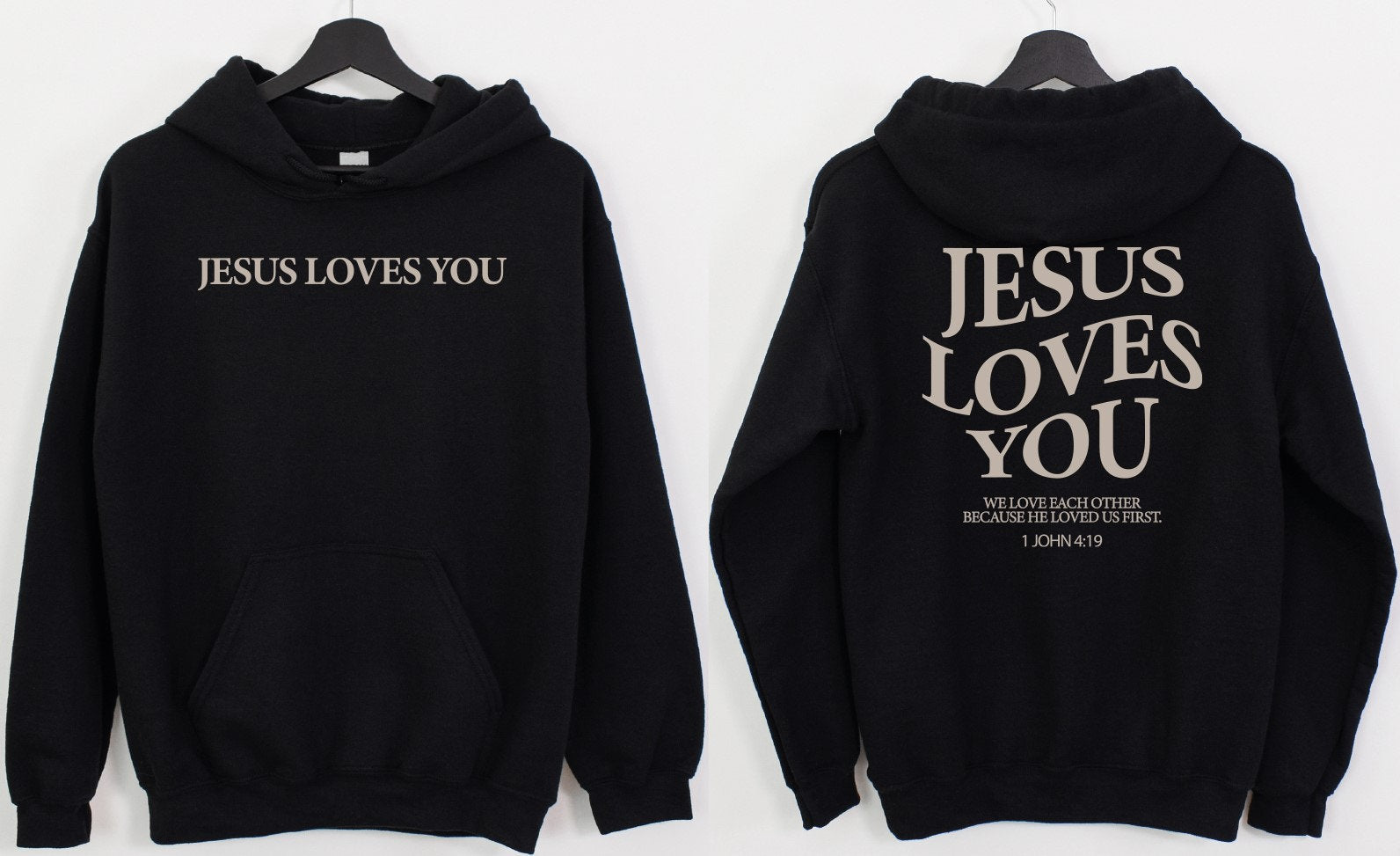 jesus loves you hooded Hoodie