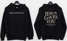 jesus loves you hooded Hoodie