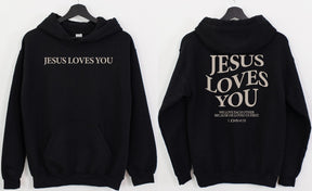 jesus loves you hooded Hoodie