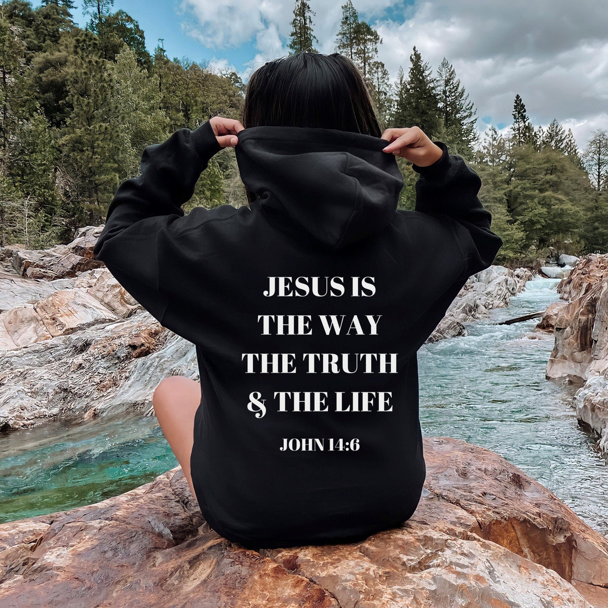 Jesus Is the Way Christian Hoodie