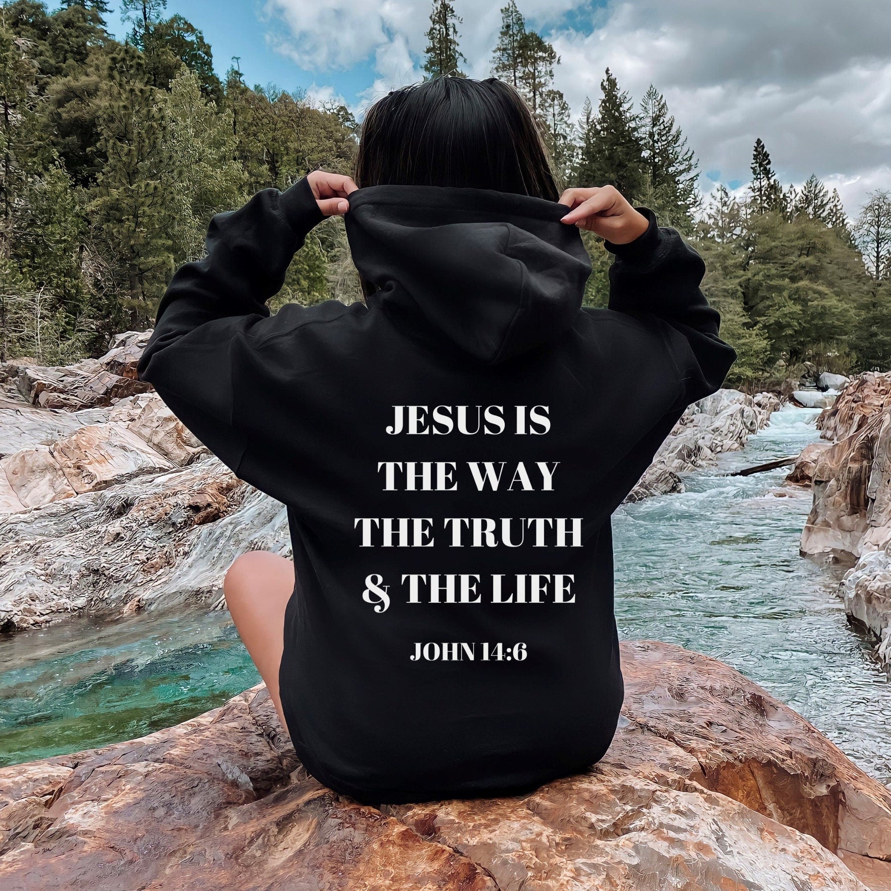 Jesus Is the Way Christian Hoodie