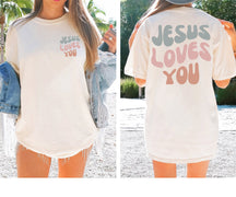 Jesus Loves You Sports T-Shirt
