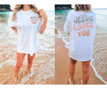 Jesus Loves You Sports T-Shirt