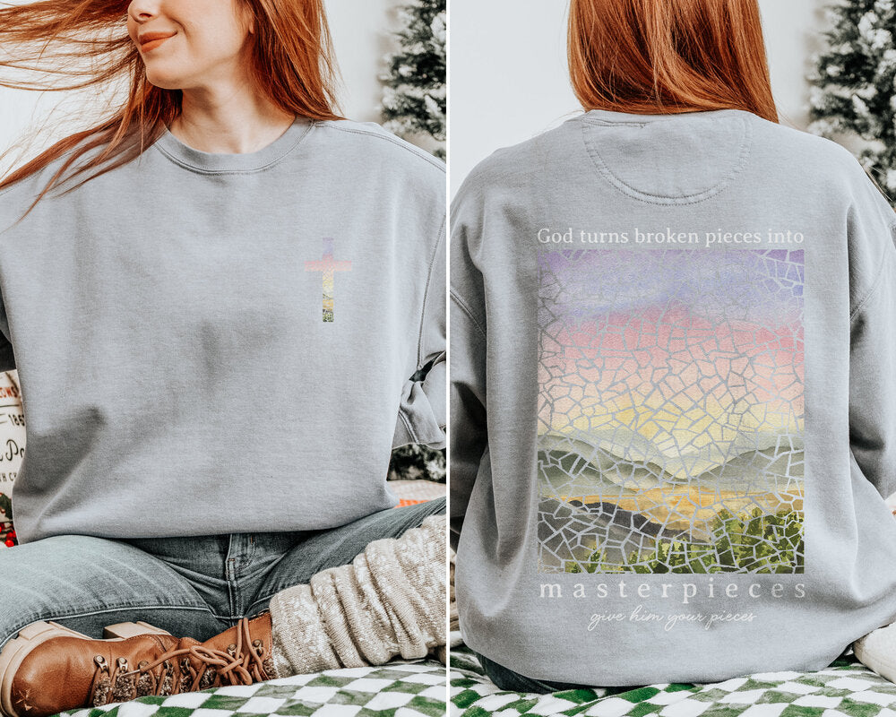 Religious Gift Jesus Crew Neck Sweatshirt