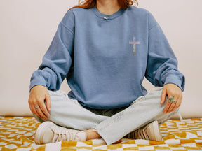 Religious Gift Jesus Crew Neck Sweatshirt