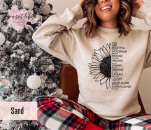 You Are Beautiful Bible Verses You Are Enough Inspirational Quotes Sweatshirts