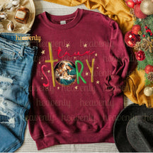 Merry Christmas Christian Faith Round Neck Comfortable Sweatshirt